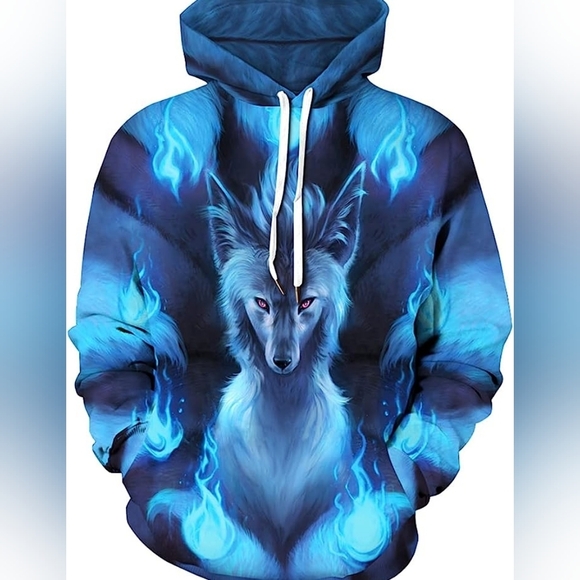 Other - New Men's Graphic Drawstring Hoodie Sweater Multiple Sizes
